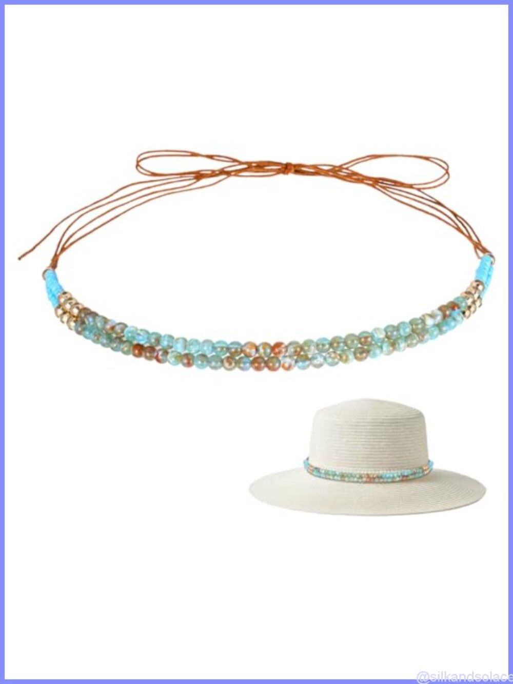 Adjustable Cowboy Hat Band Handmade Western Style Replacement Hatbelt